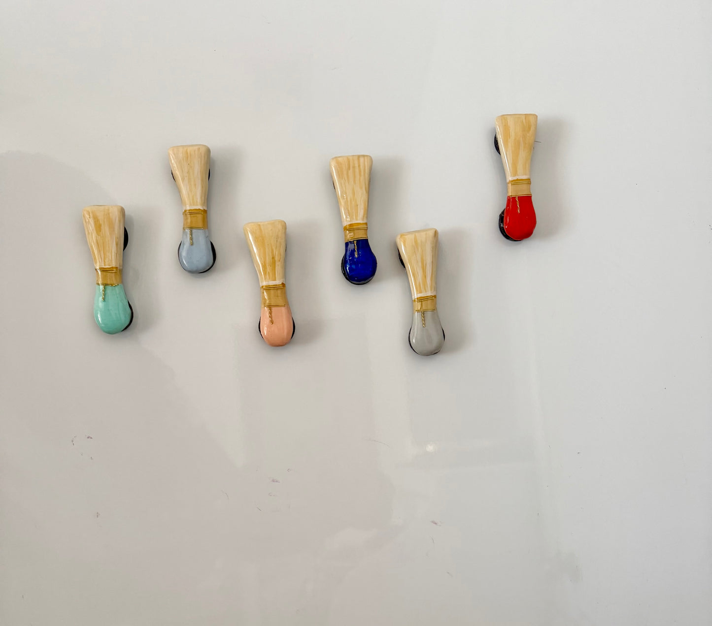 Hand-Made Clay Bassoon Reed Magnets (set of 3)