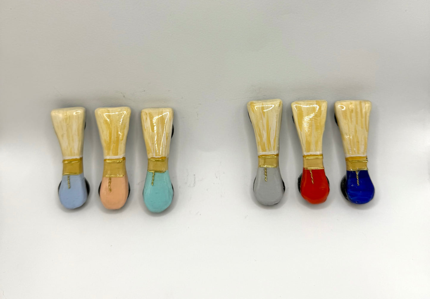 Hand-Made Clay Bassoon Reed Magnets (set of 3)