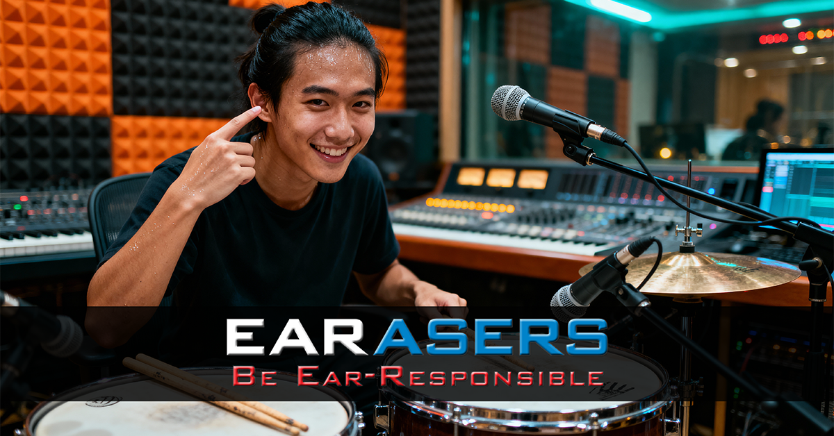 Earasers Earplugs for Musicians and Concertgoers