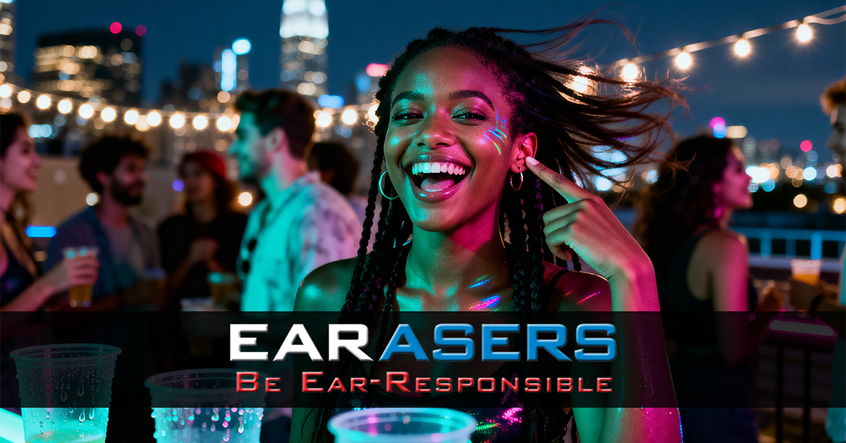 Earasers Earplugs for Musicians and Concertgoers