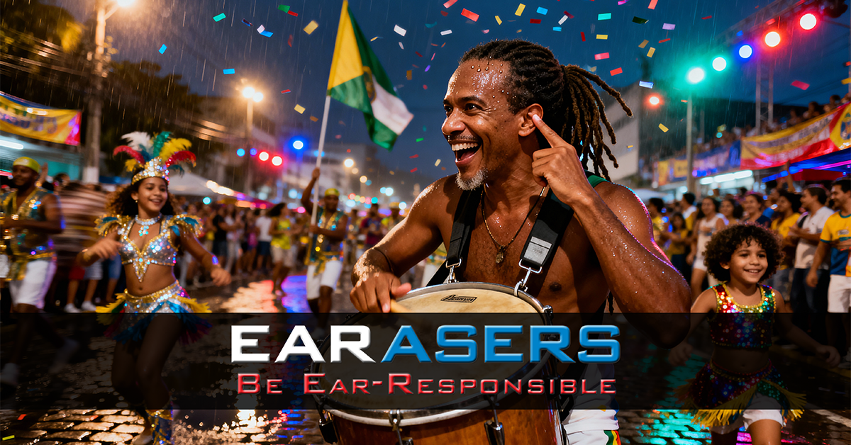 Earasers Earplugs for Musicians and Concertgoers