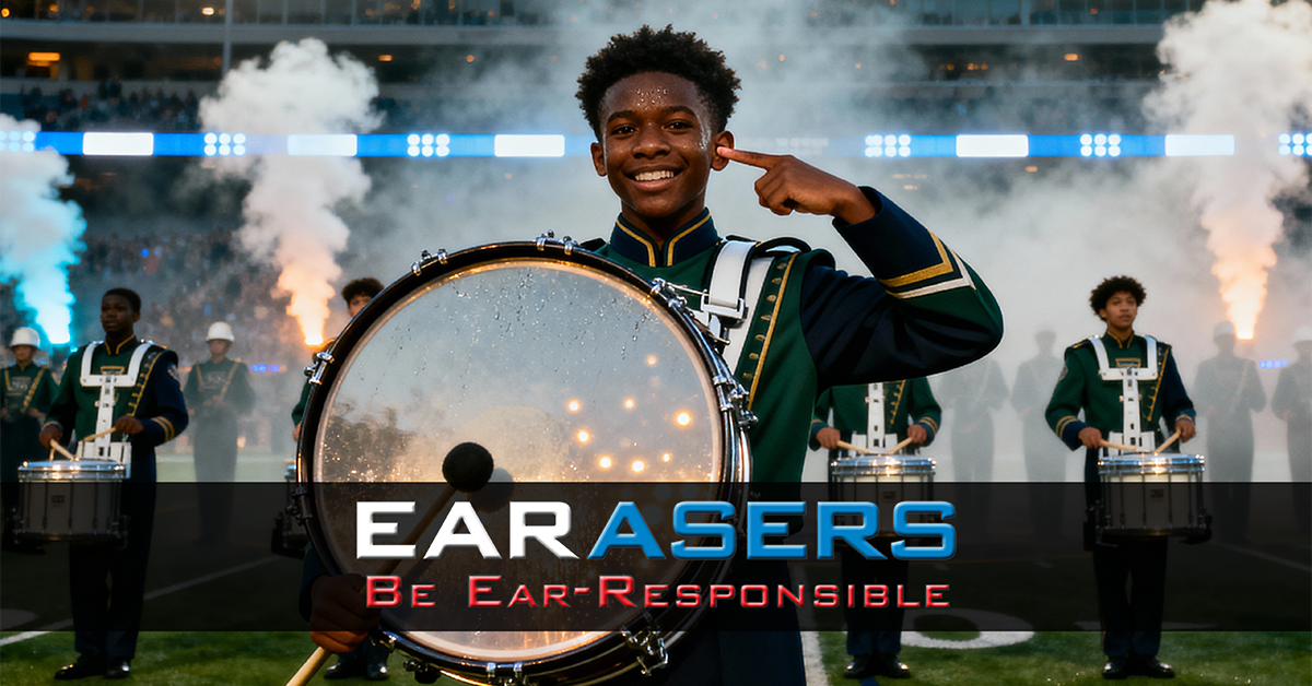 Earasers Earplugs for Musicians and Concertgoers