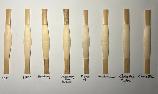 Parted Reeds Handmade Reeds and Blanks – Harter Reed Co.
